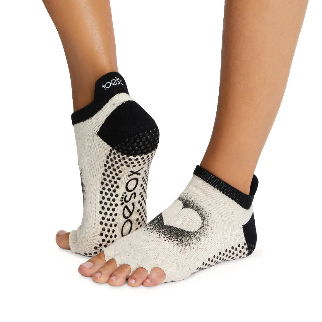 Half Toe Low Rise Grip Socks *