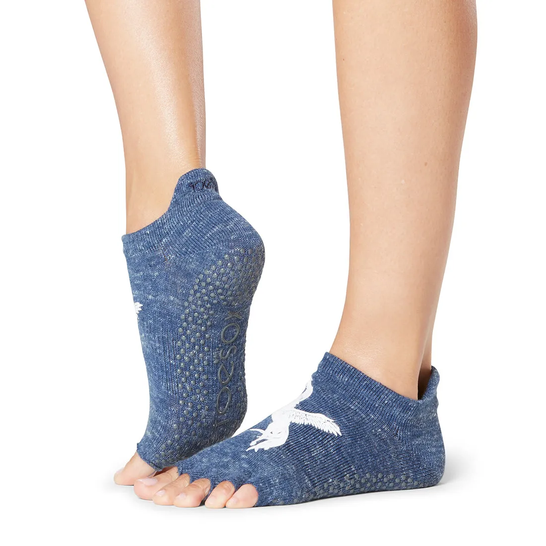 Half Toe Low Rise Grip Socks *