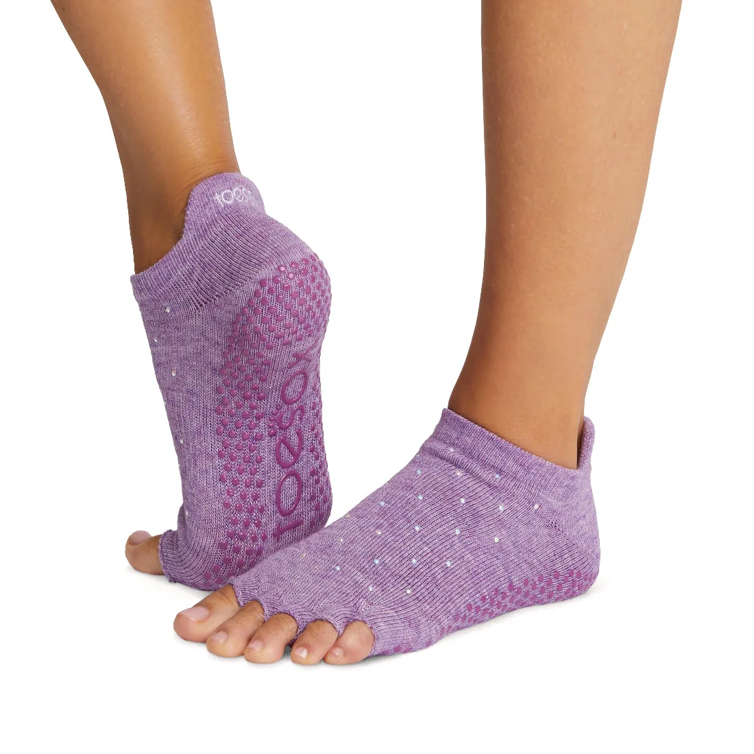 Half Toe Low Rise Grip Socks *