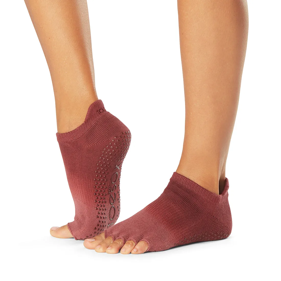 Half Toe Low Rise Grip Socks *