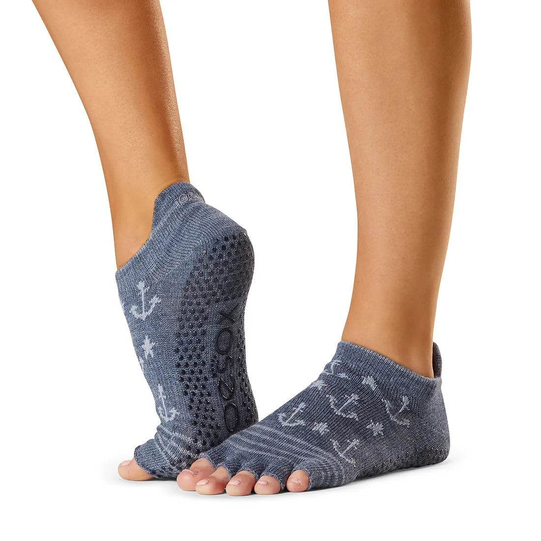 Half Toe Low Rise Grip Socks *