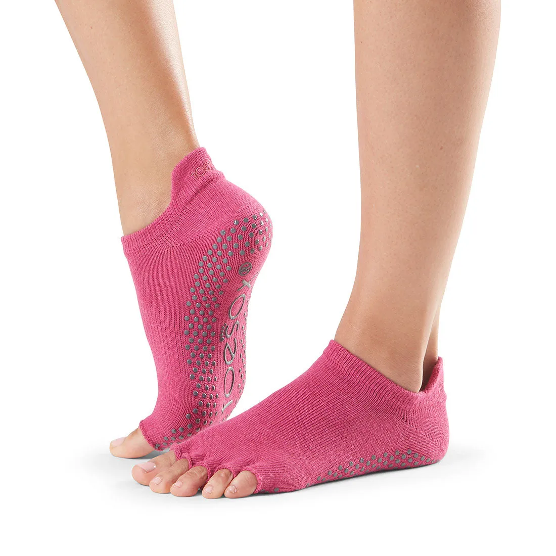 Half Toe Low Rise Grip Socks *