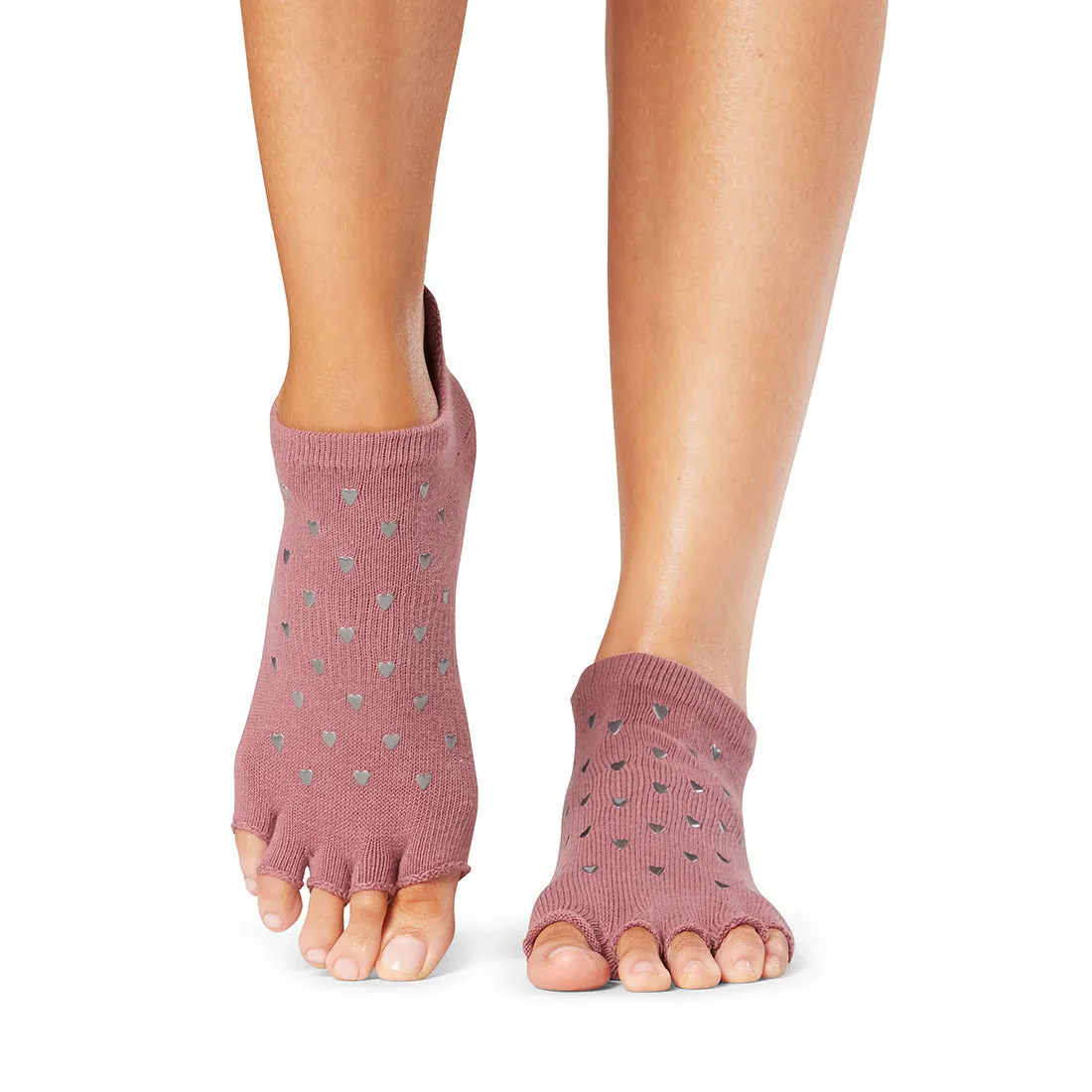 Half Toe Low Rise Grip Socks *