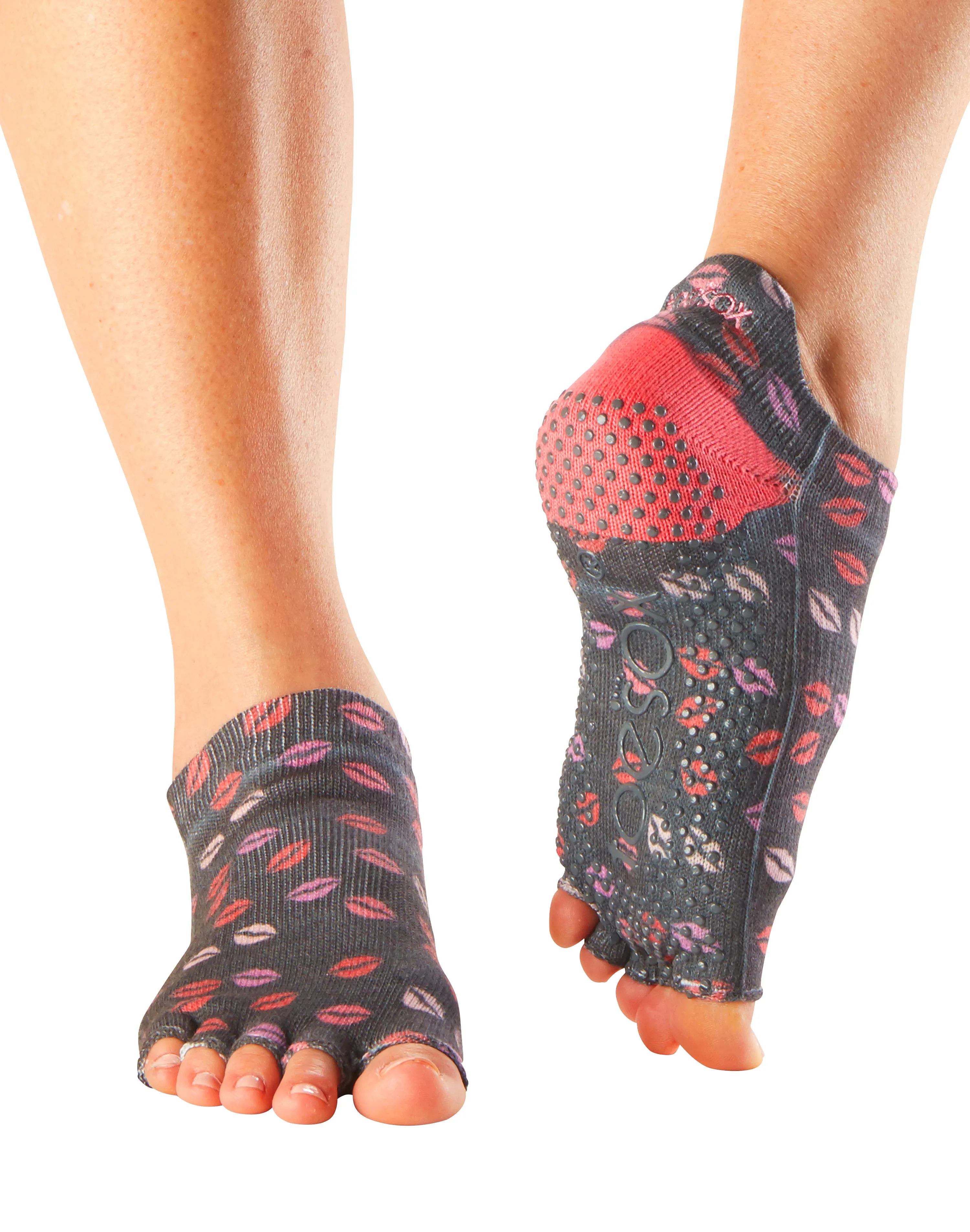 Half Toe Low Rise Grip Socks *