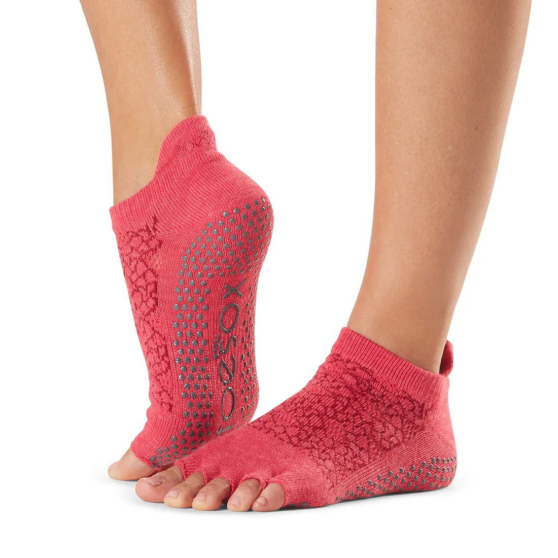 Half Toe Low Rise Grip Socks *