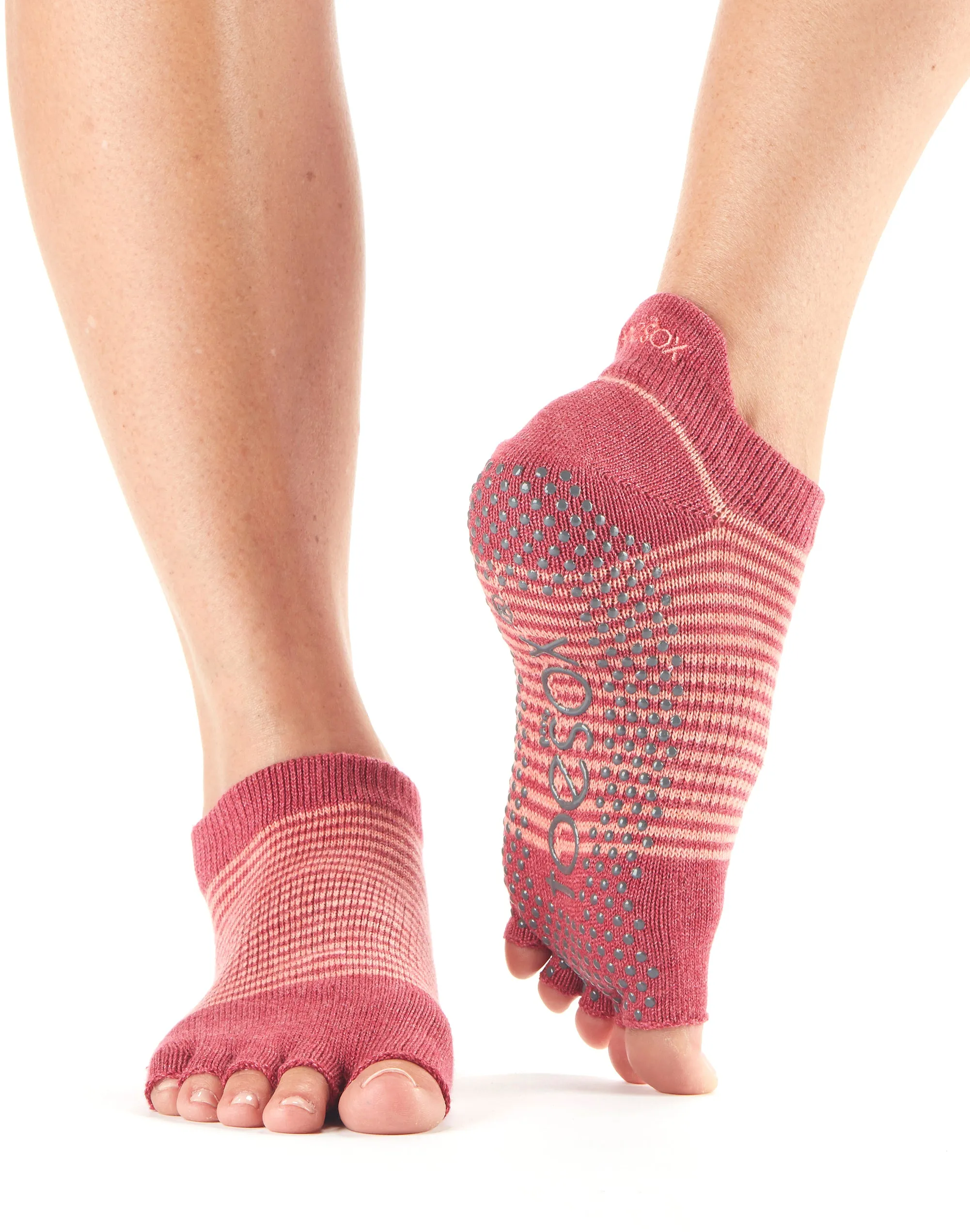 Half Toe Low Rise Grip Socks *