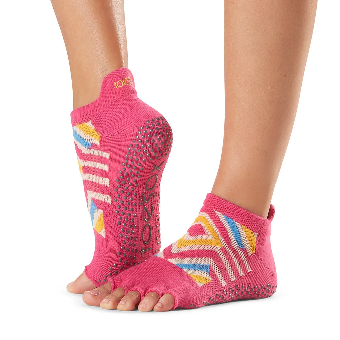 Half Toe Low Rise Grip Socks *