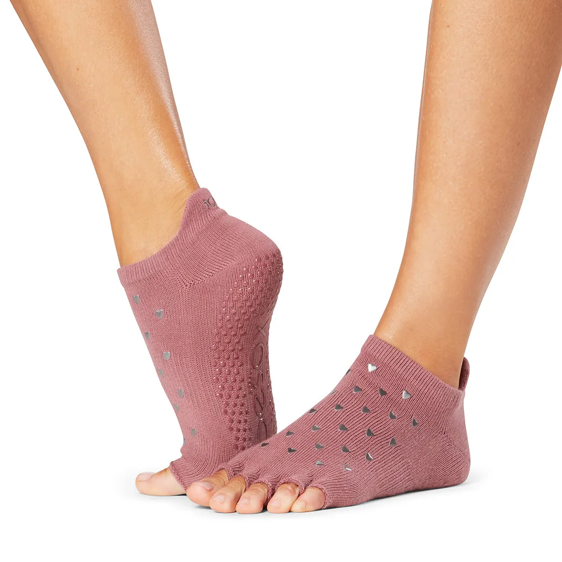 Half Toe Low Rise Grip Socks *