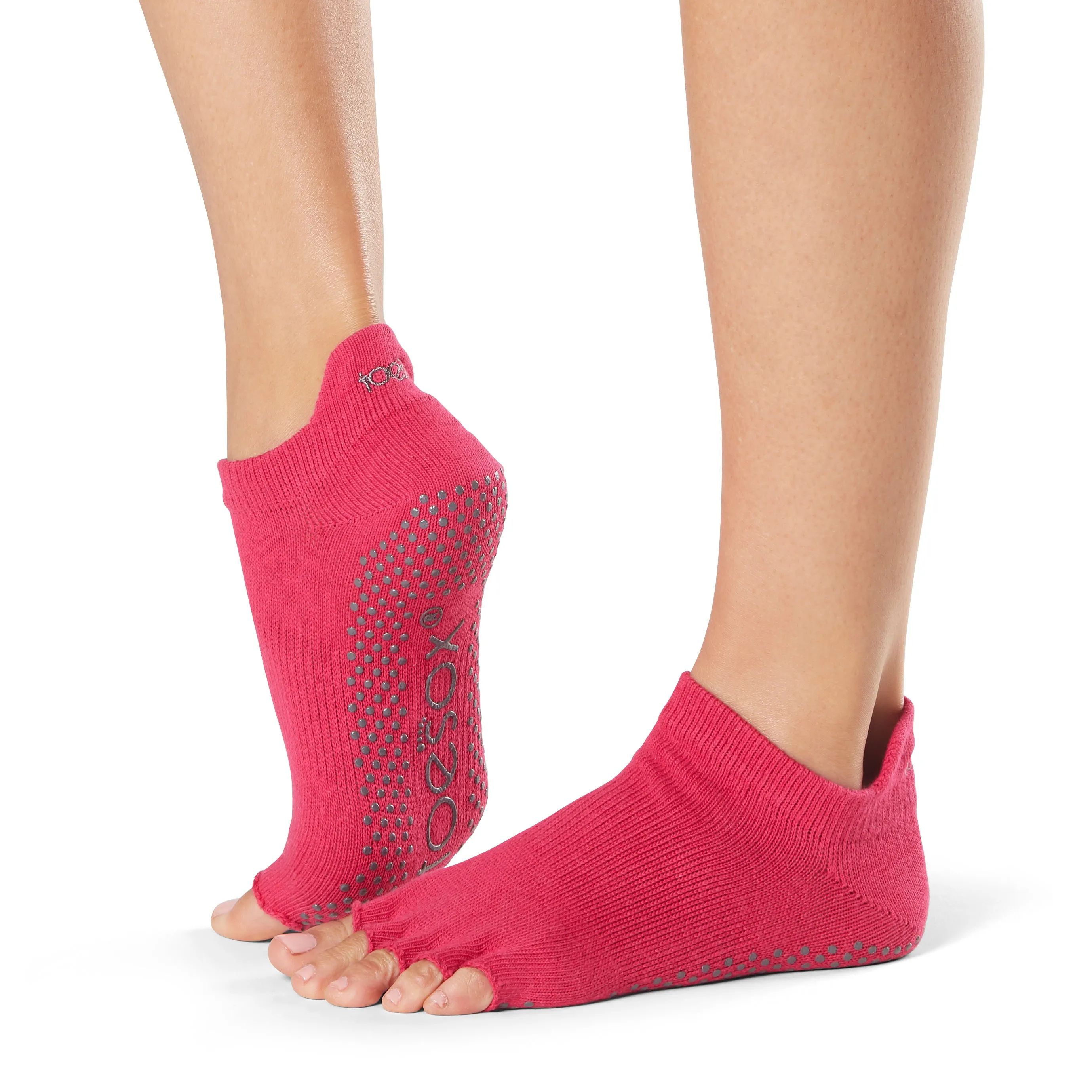 Half Toe Low Rise Grip Socks *