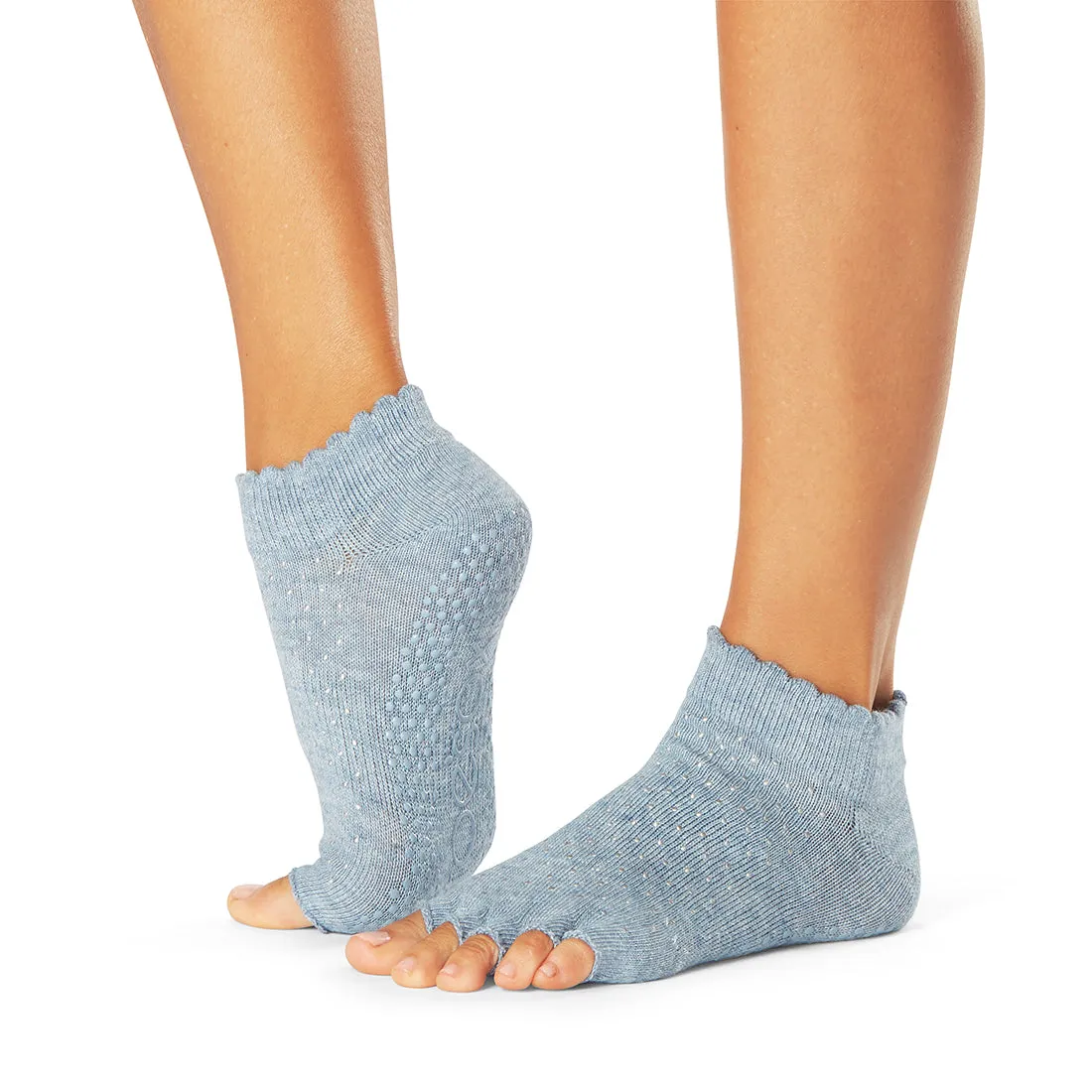 Half Toe Low Rise Grip Socks *