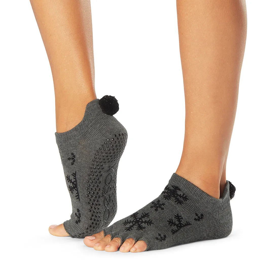 Half Toe Low Rise Grip Socks *