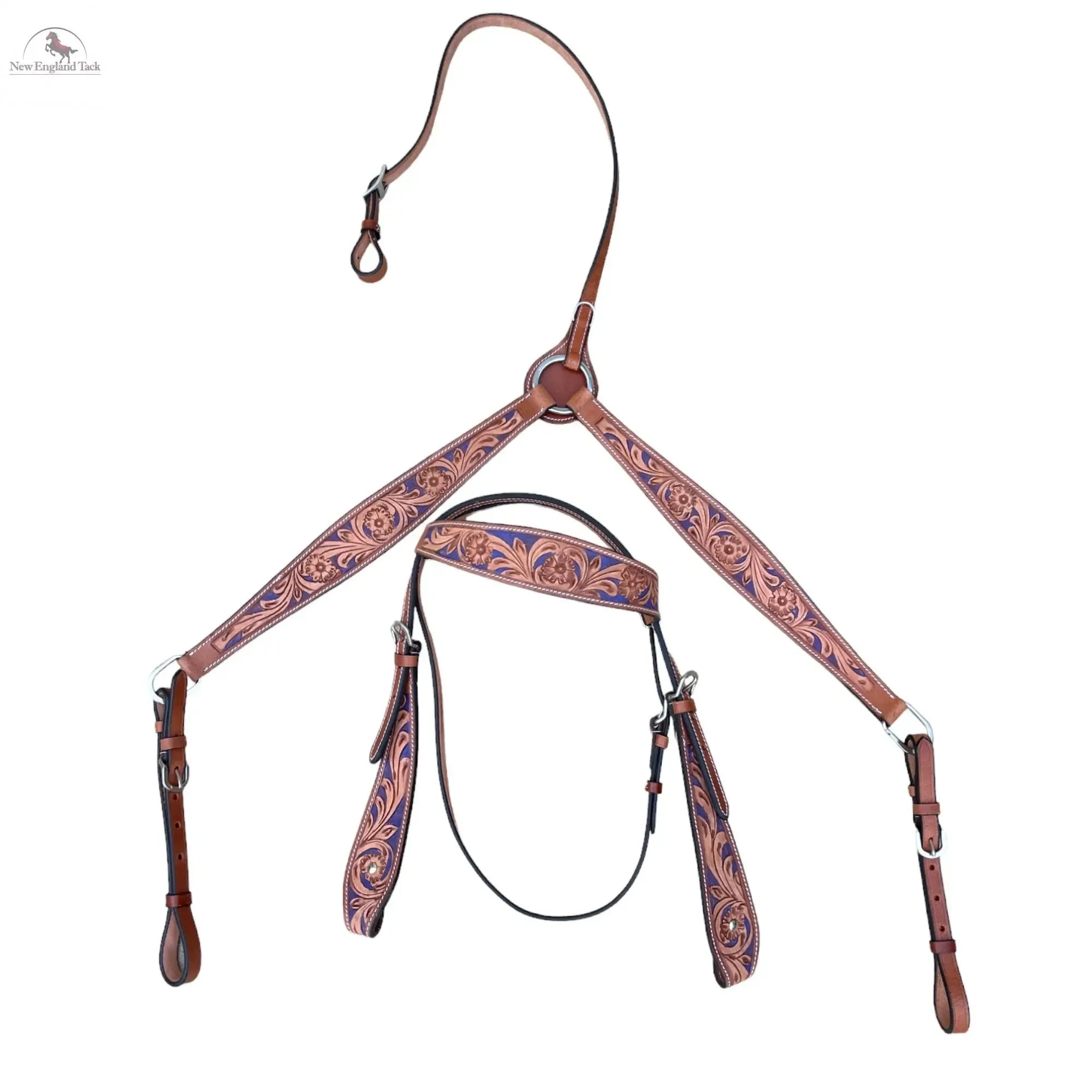 Headstall and Breast Collar Set - Leather