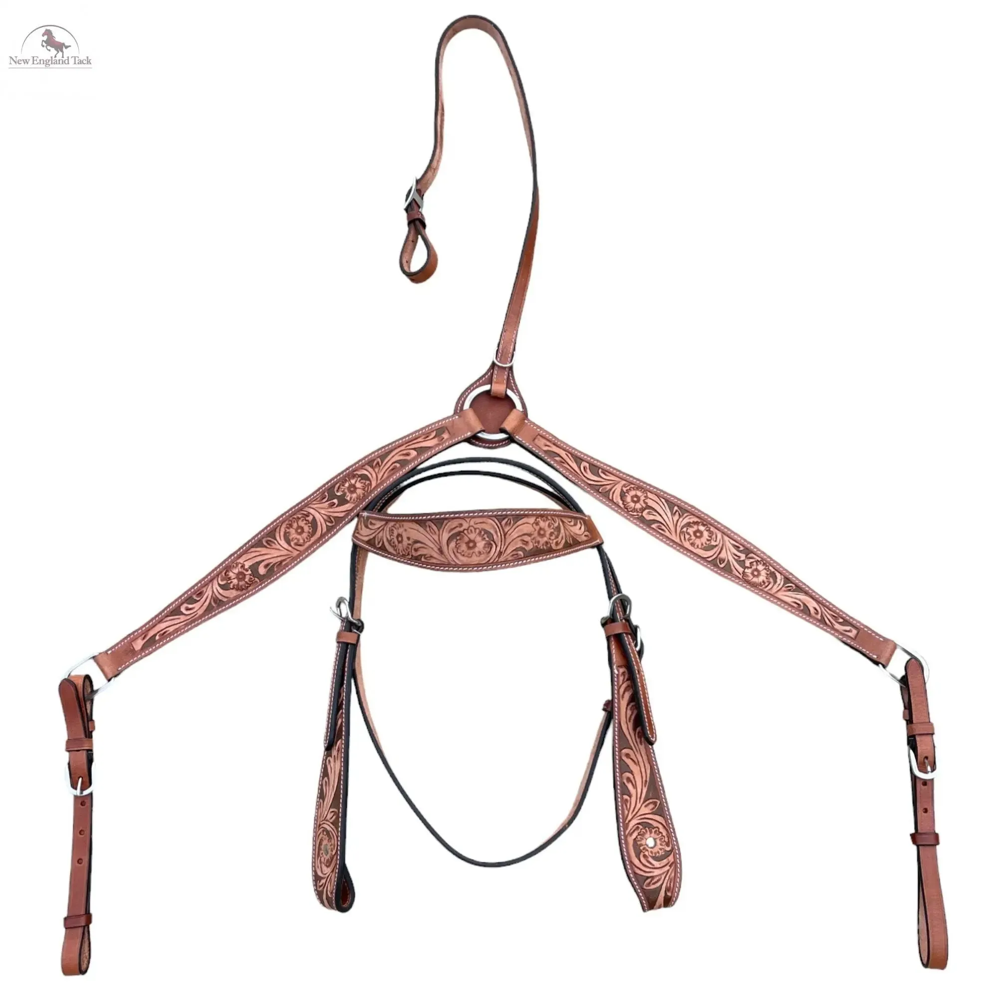 Headstall and Breast Collar Set - Leather