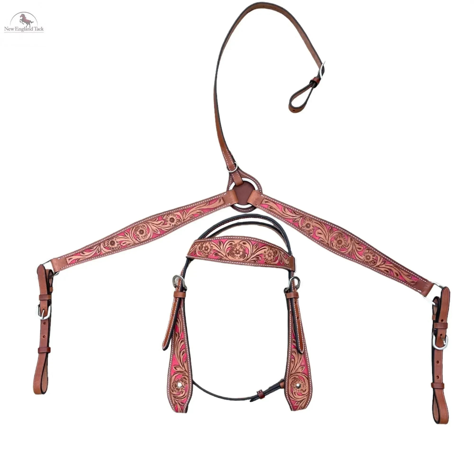 Headstall and Breast Collar Set - Leather