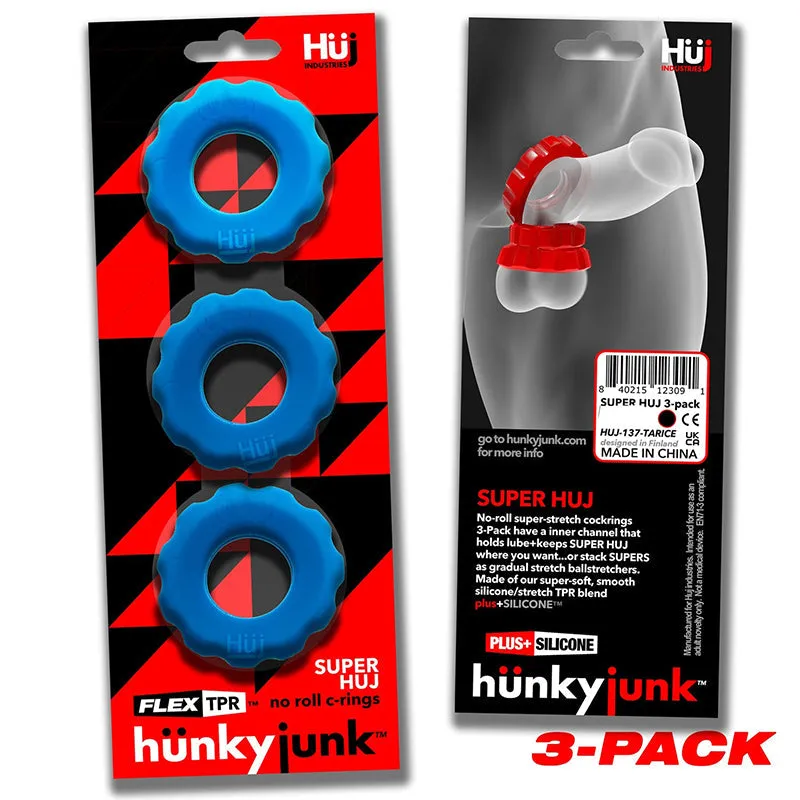 Hunkyjunk SuperHuj 3-Pack Cockrings