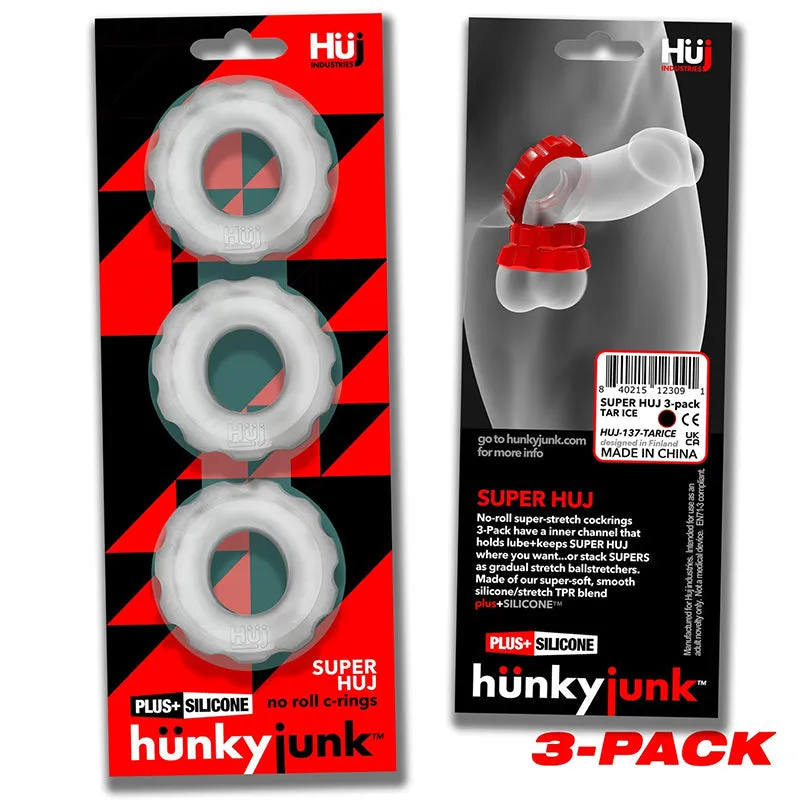 Hunkyjunk SuperHuj 3-Pack Cockrings