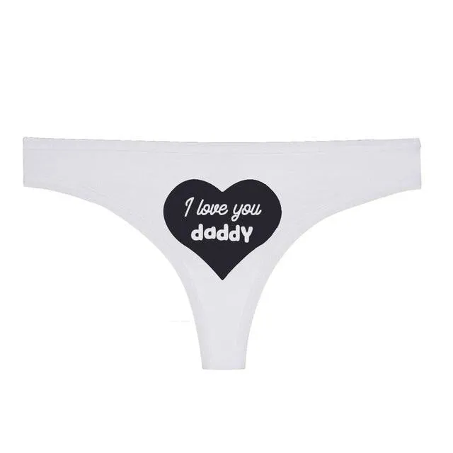 I Love You Daddy Thong