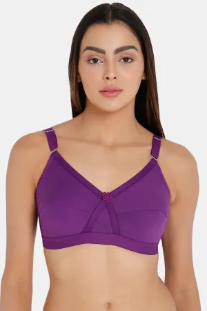 Intimacy Full Coverage Non-Wired Non-Padded Everyday Bra - Kriss Kross - Purple