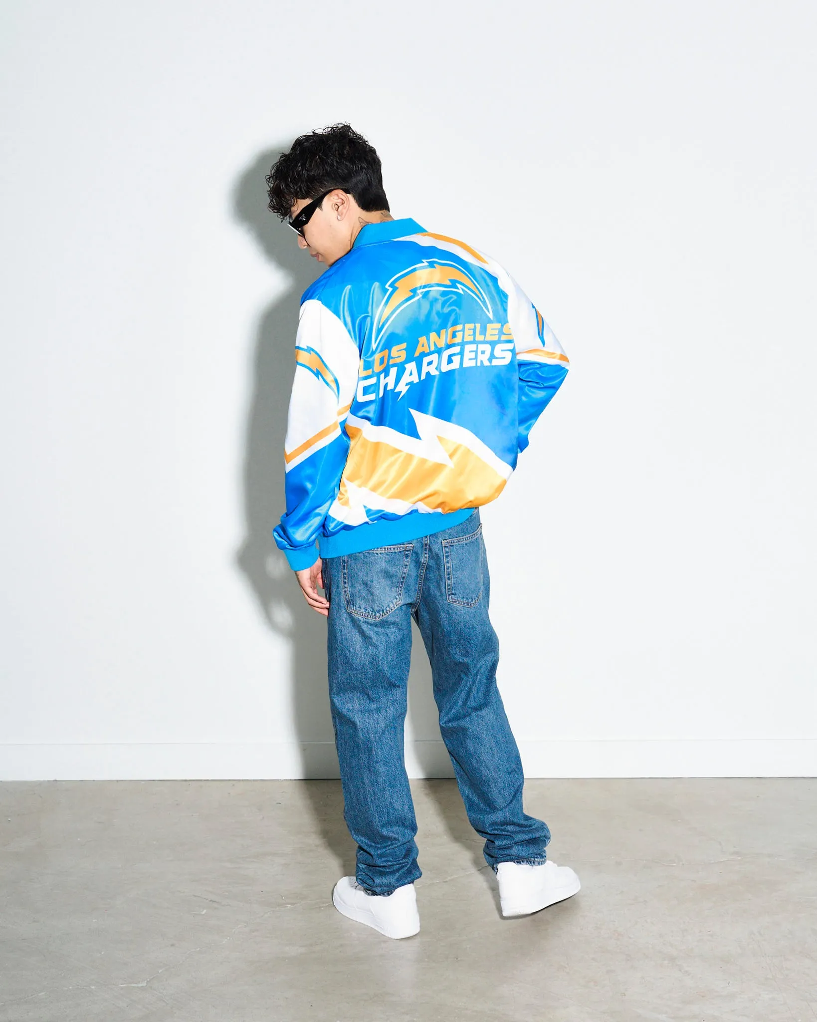 Los Angeles Chargers Fanimation Satin Jacket