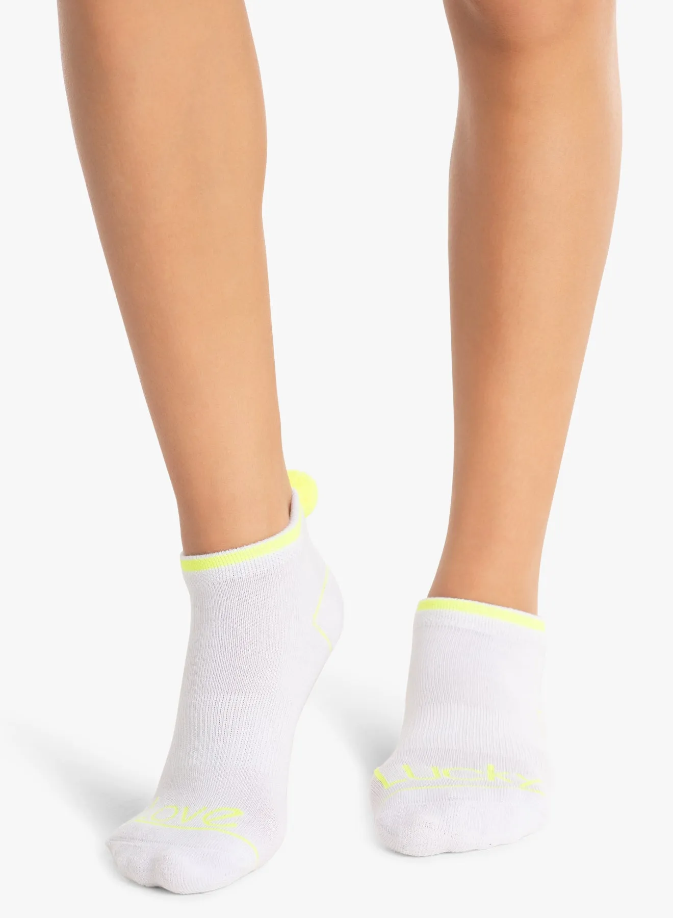 Lucky Pom Low Cut Socks