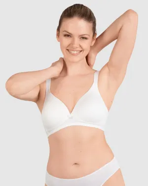 Padded Wirefree T-Shirt Bra with Wide Straps