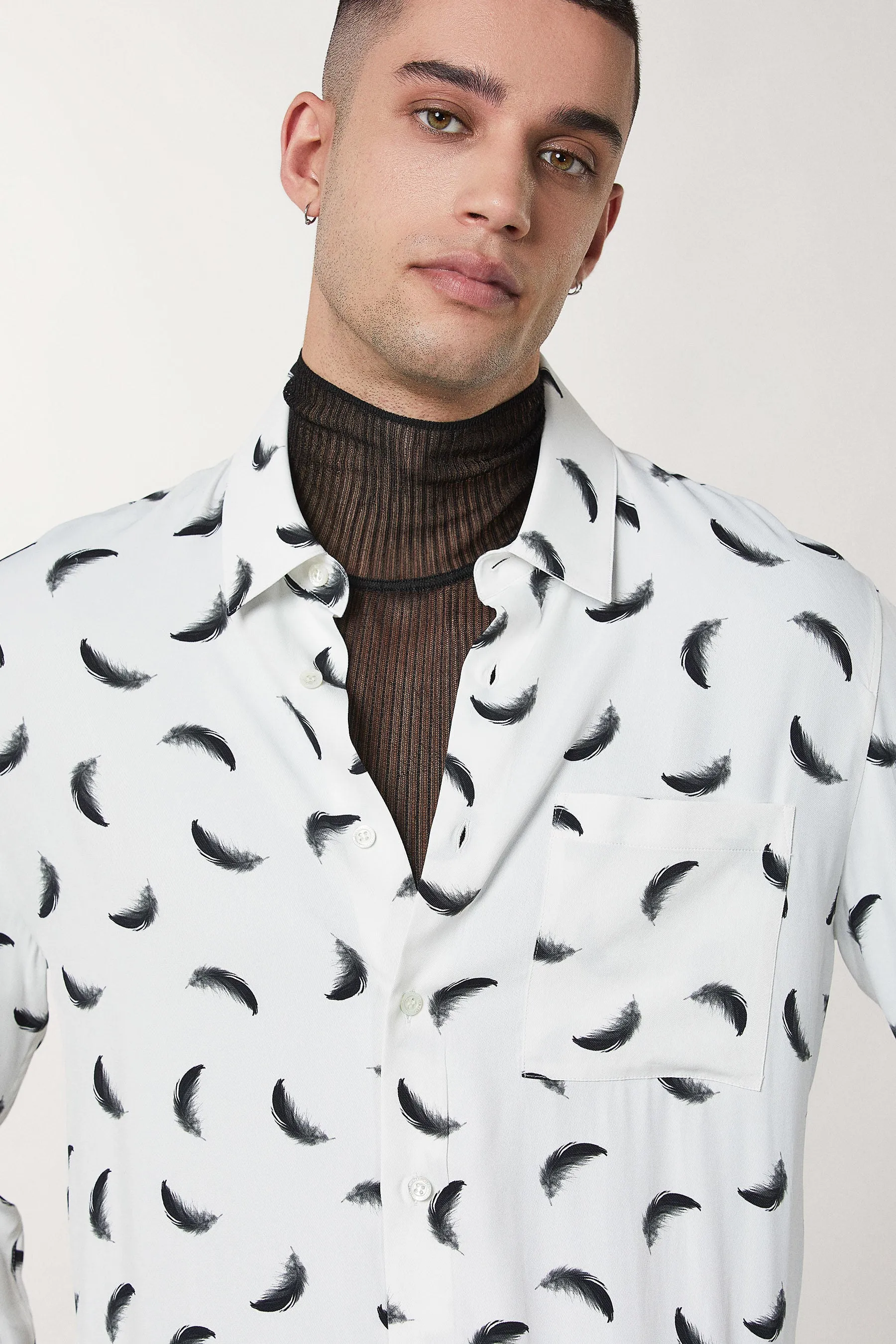 Patterned Shirt with breast Pocket