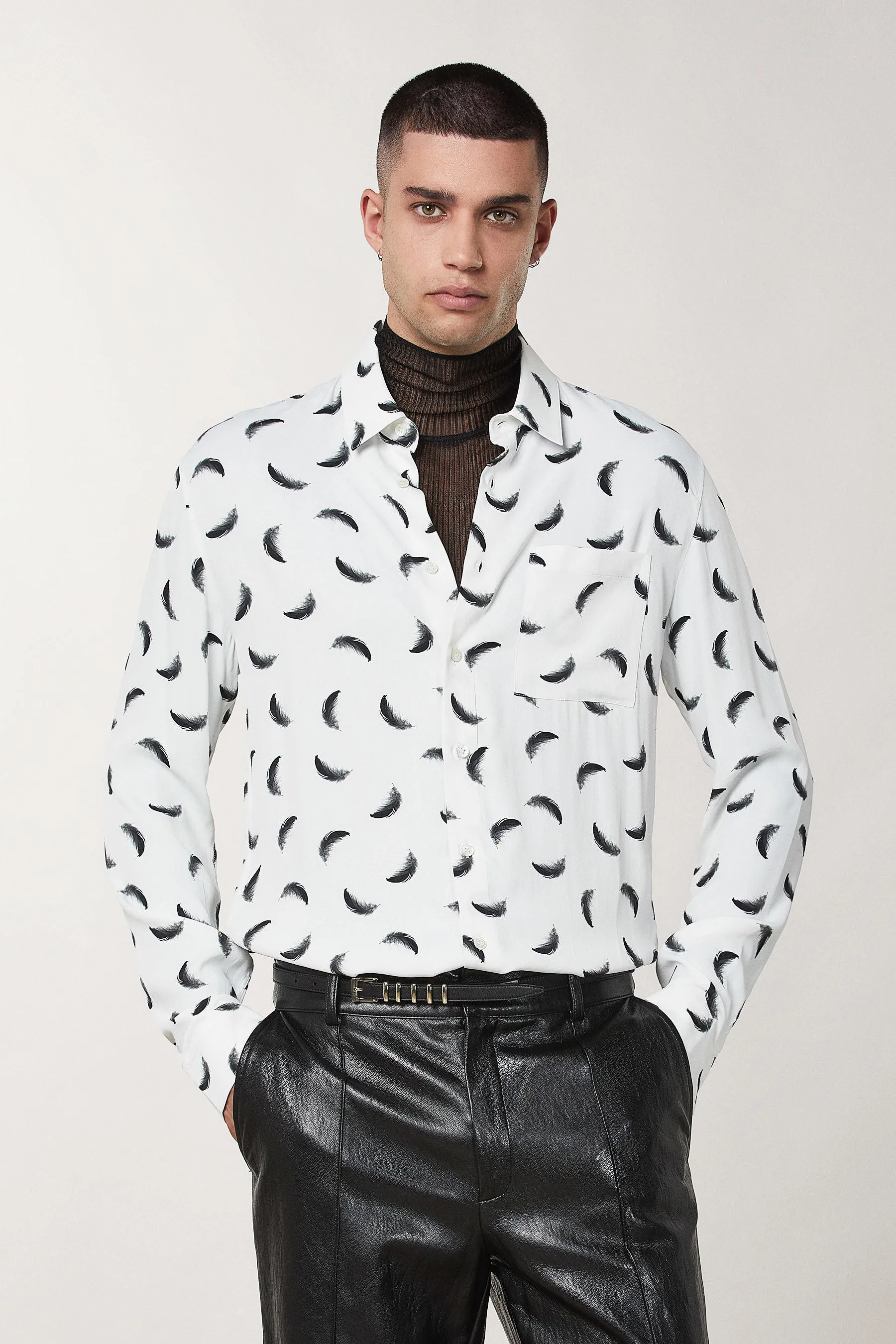 Patterned Shirt with breast Pocket