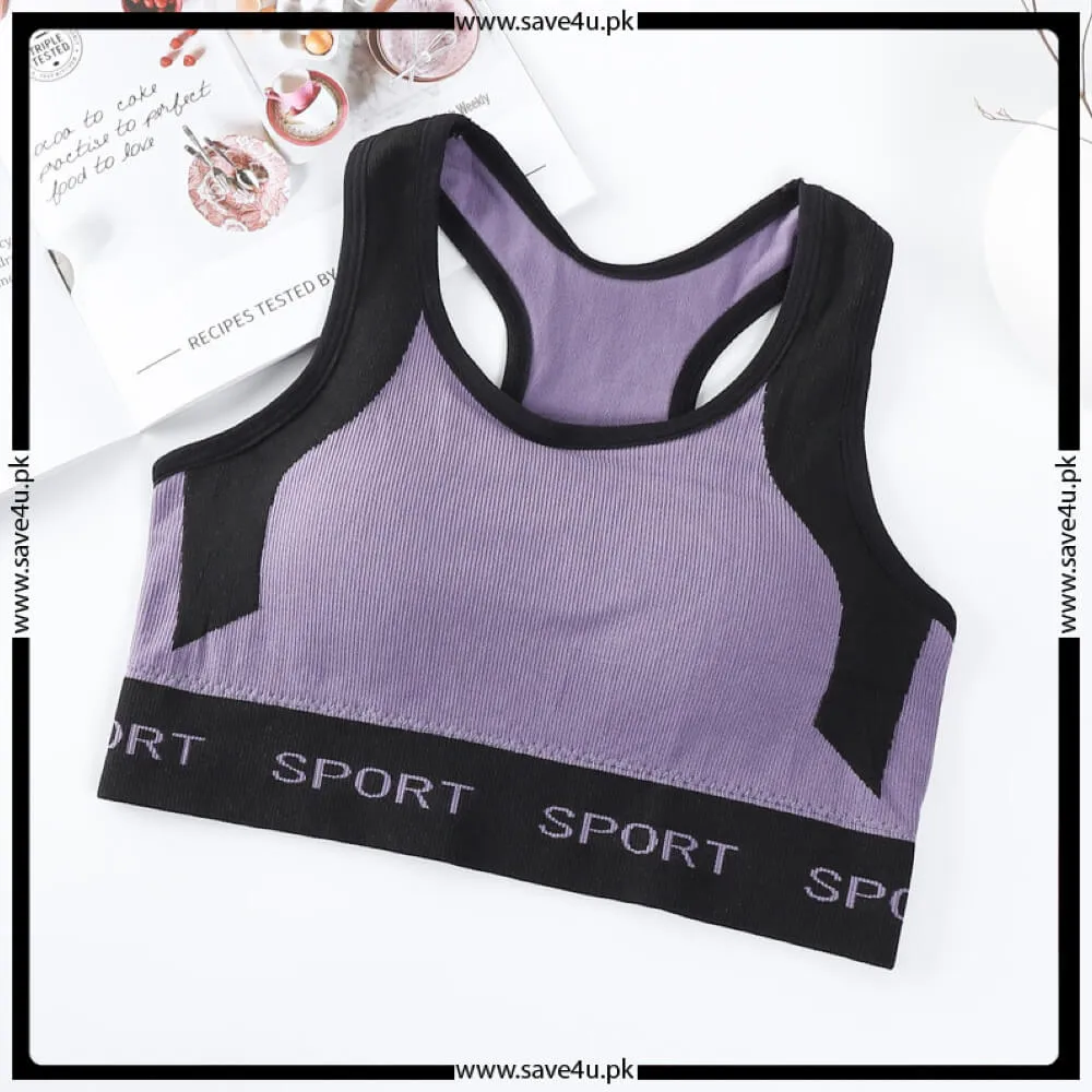 Pull Over Wireless Padded Sports Bra