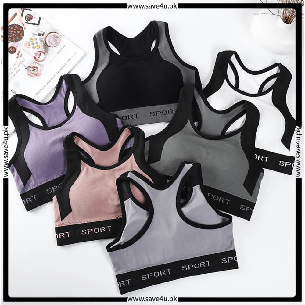 Pull Over Wireless Padded Sports Bra