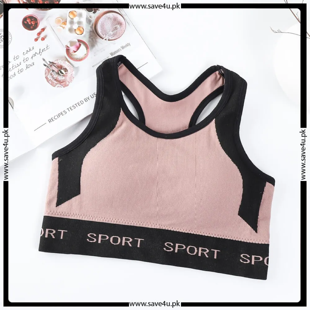 Pull Over Wireless Padded Sports Bra