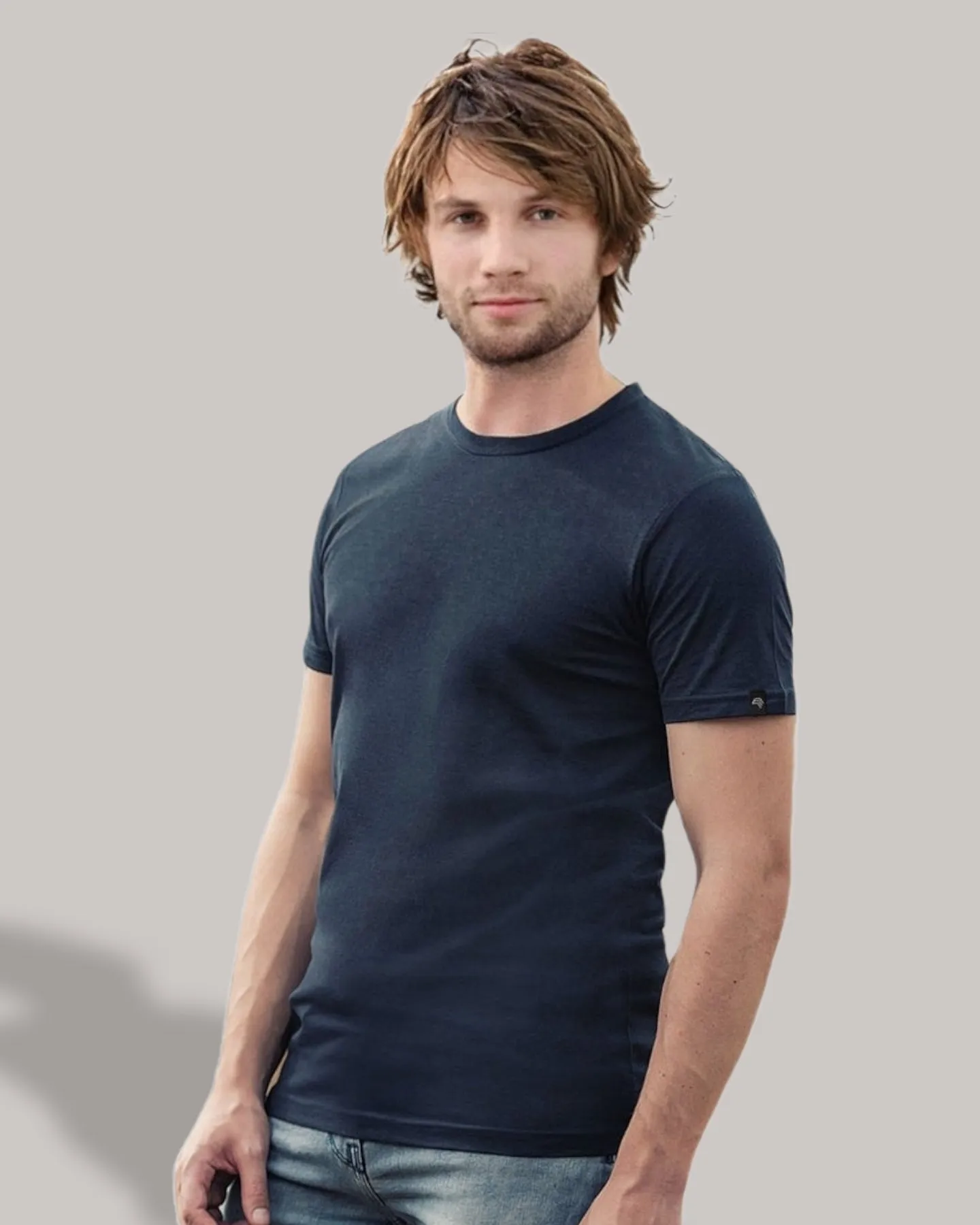 RMH 0101 ― Herren Luxury Bio-Baumwolle T-Shirt - Weiß