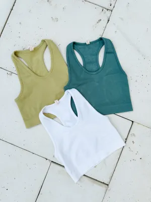 Scoop Neck Crop Tank