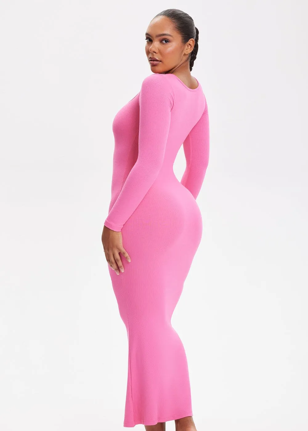 She Waisted 3-In-One Shapewear Midi Dress