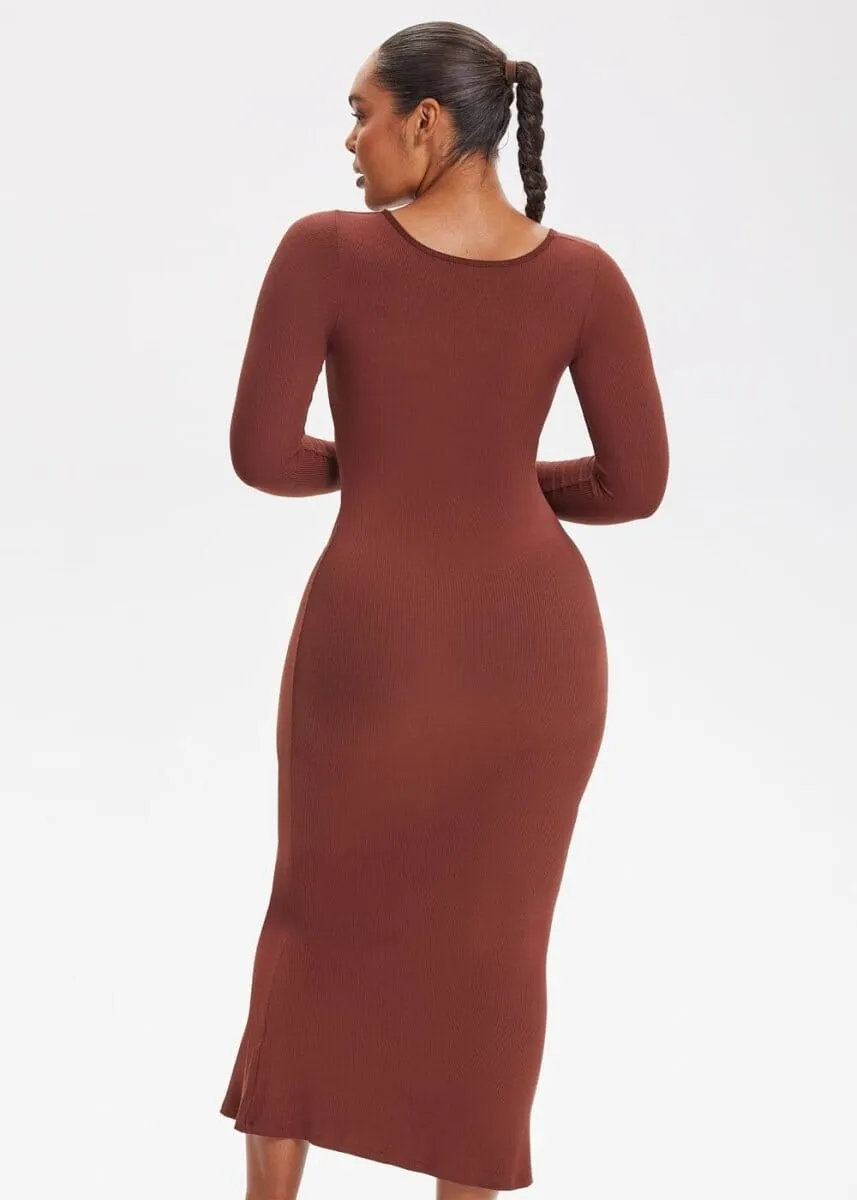 She Waisted 3-In-One Shapewear Midi Dress