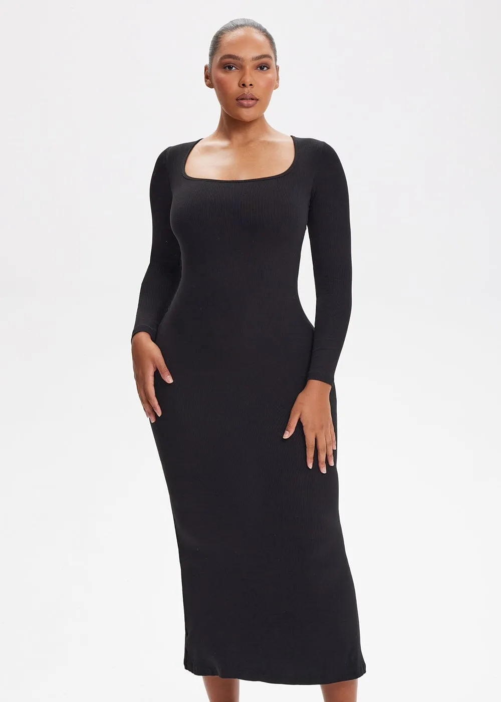 She Waisted 3-In-One Shapewear Midi Dress