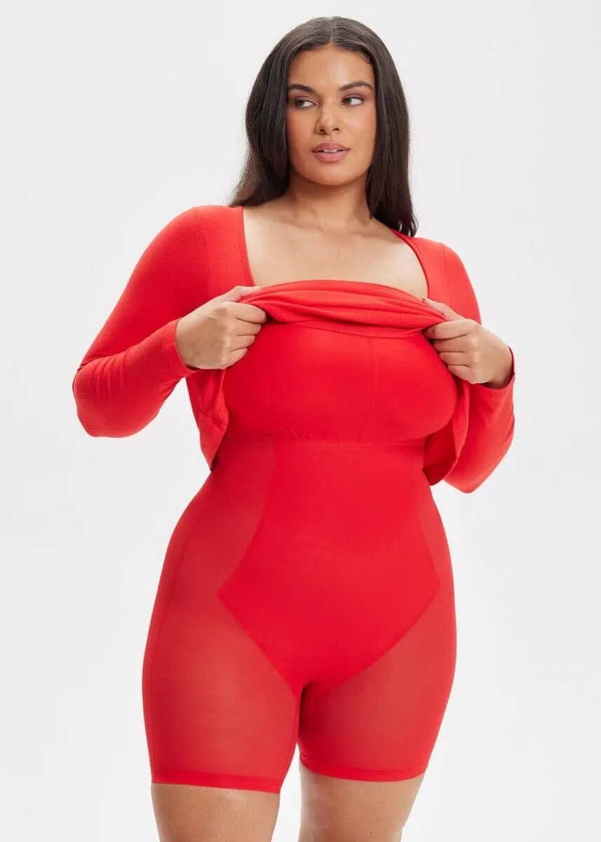 She Waisted 3-In-One Shapewear Midi Dress