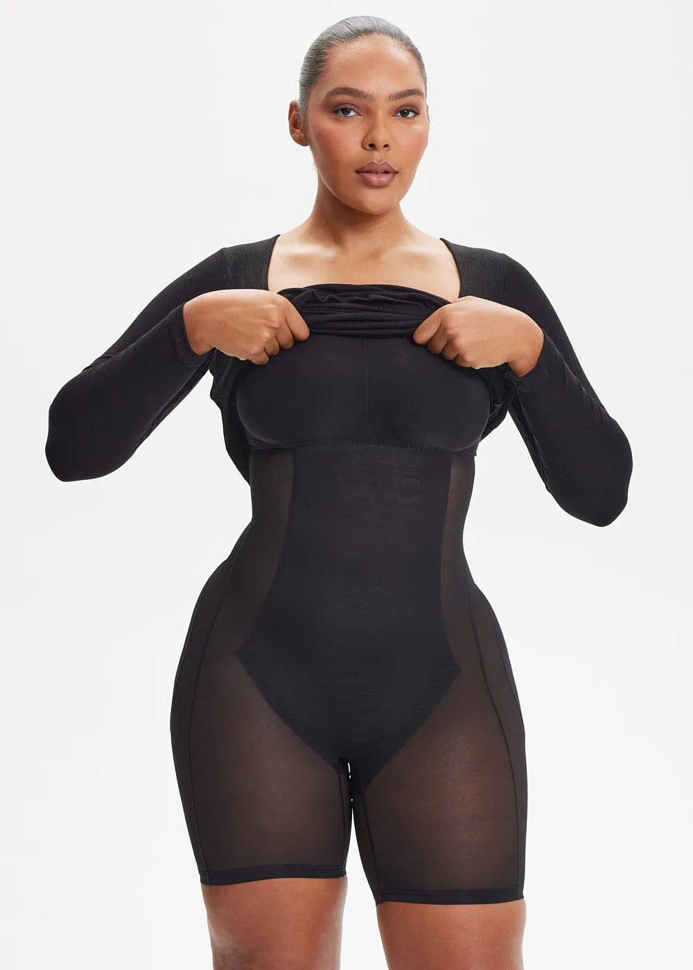 She Waisted 3-In-One Shapewear Midi Dress