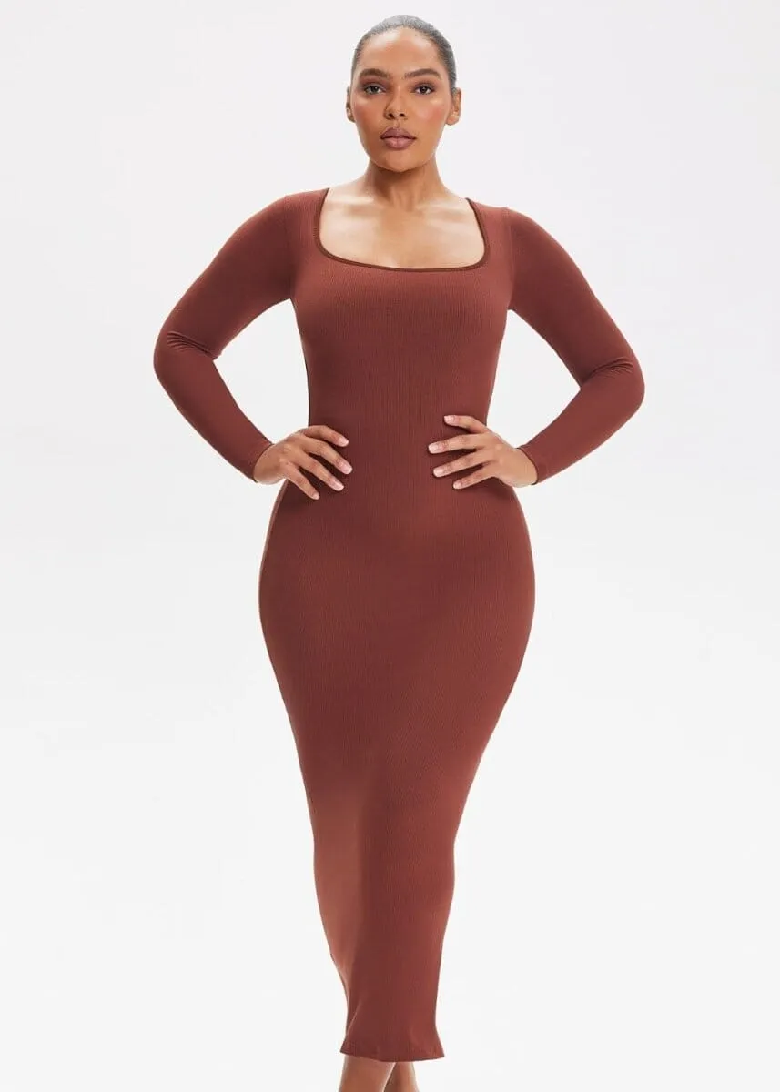 She Waisted 3-In-One Shapewear Midi Dress