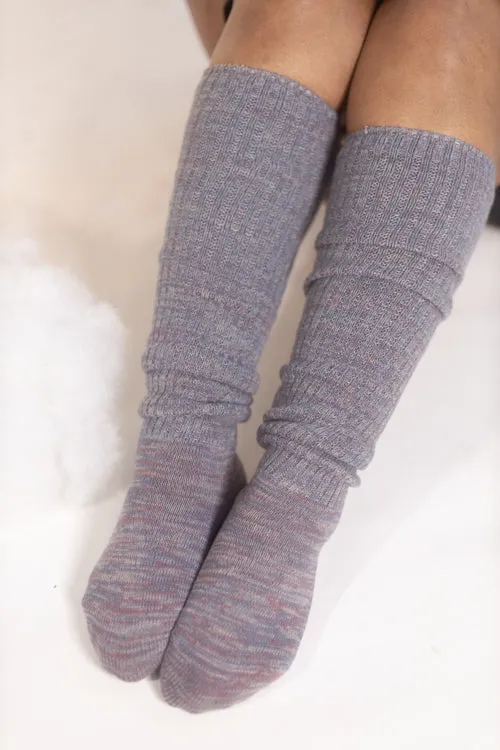 Space Dyed Scrunchy Socks