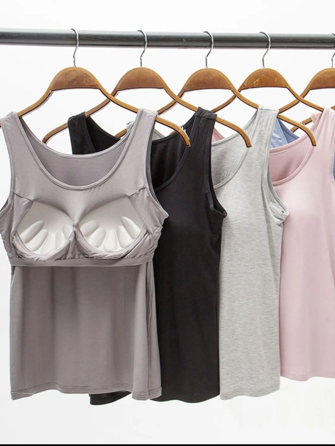 The Basics Modal Tank with Bra