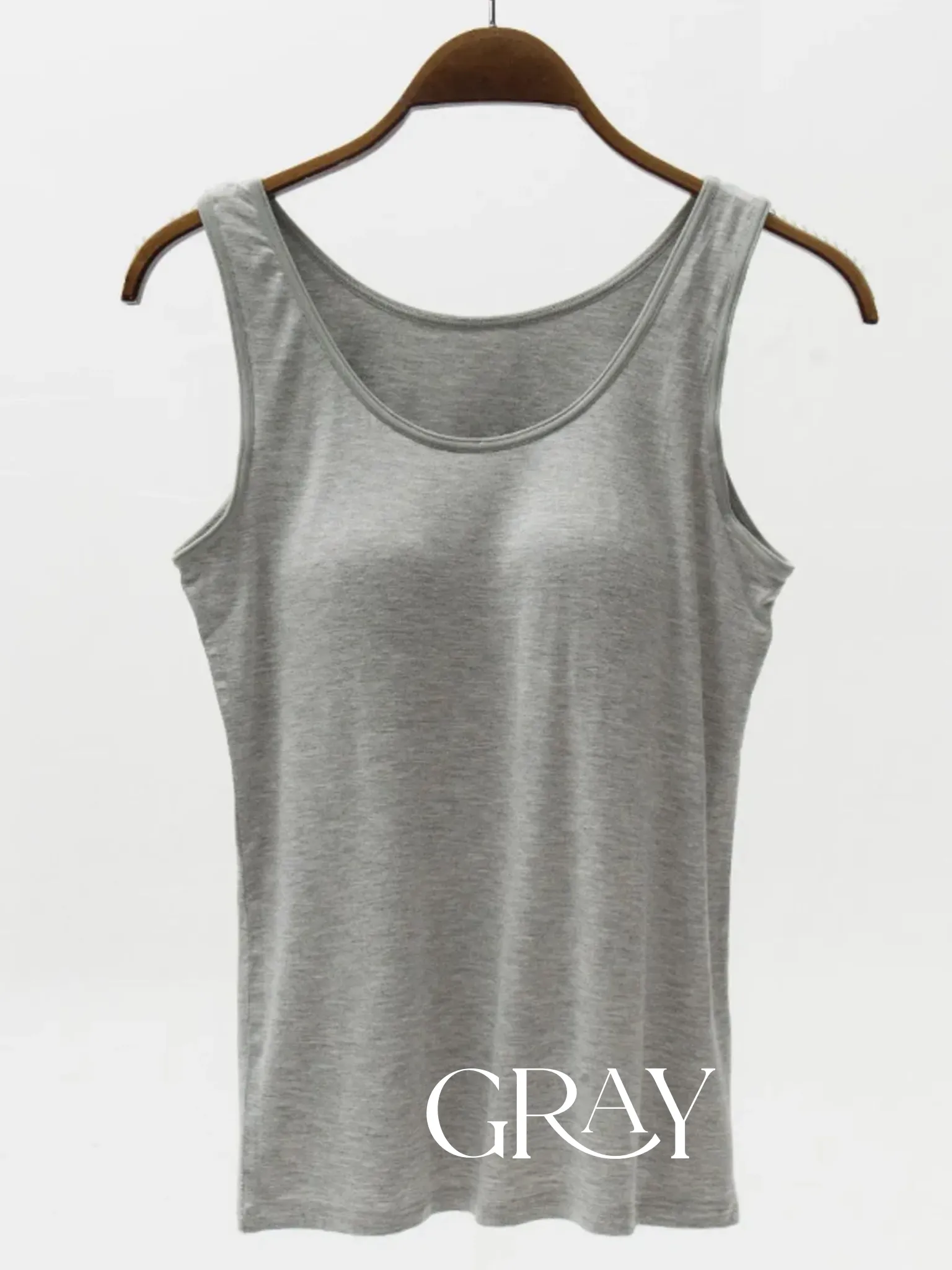 The Basics Modal Tank with Bra