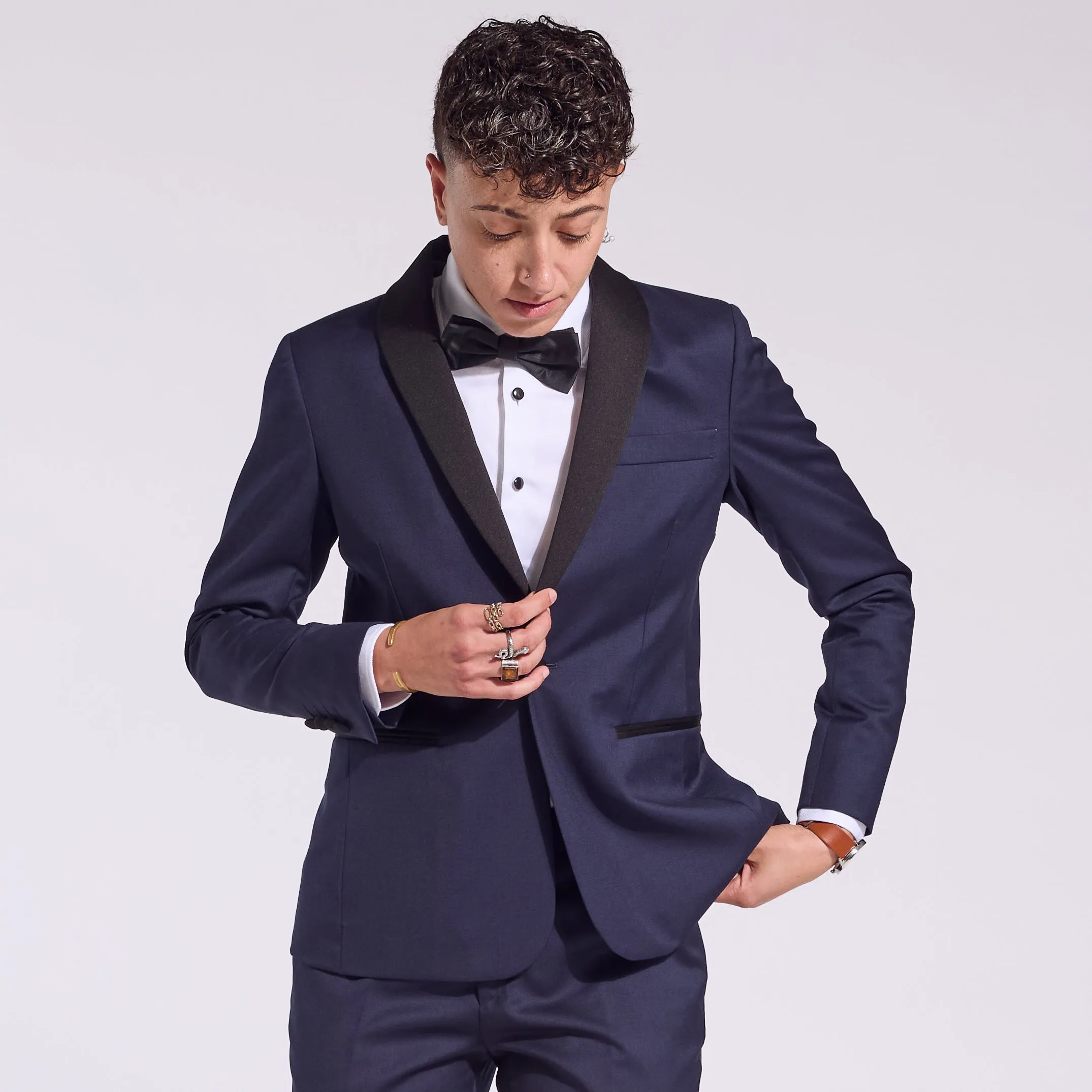 The Kirrin Midnight Tuxedo Suit Blazer