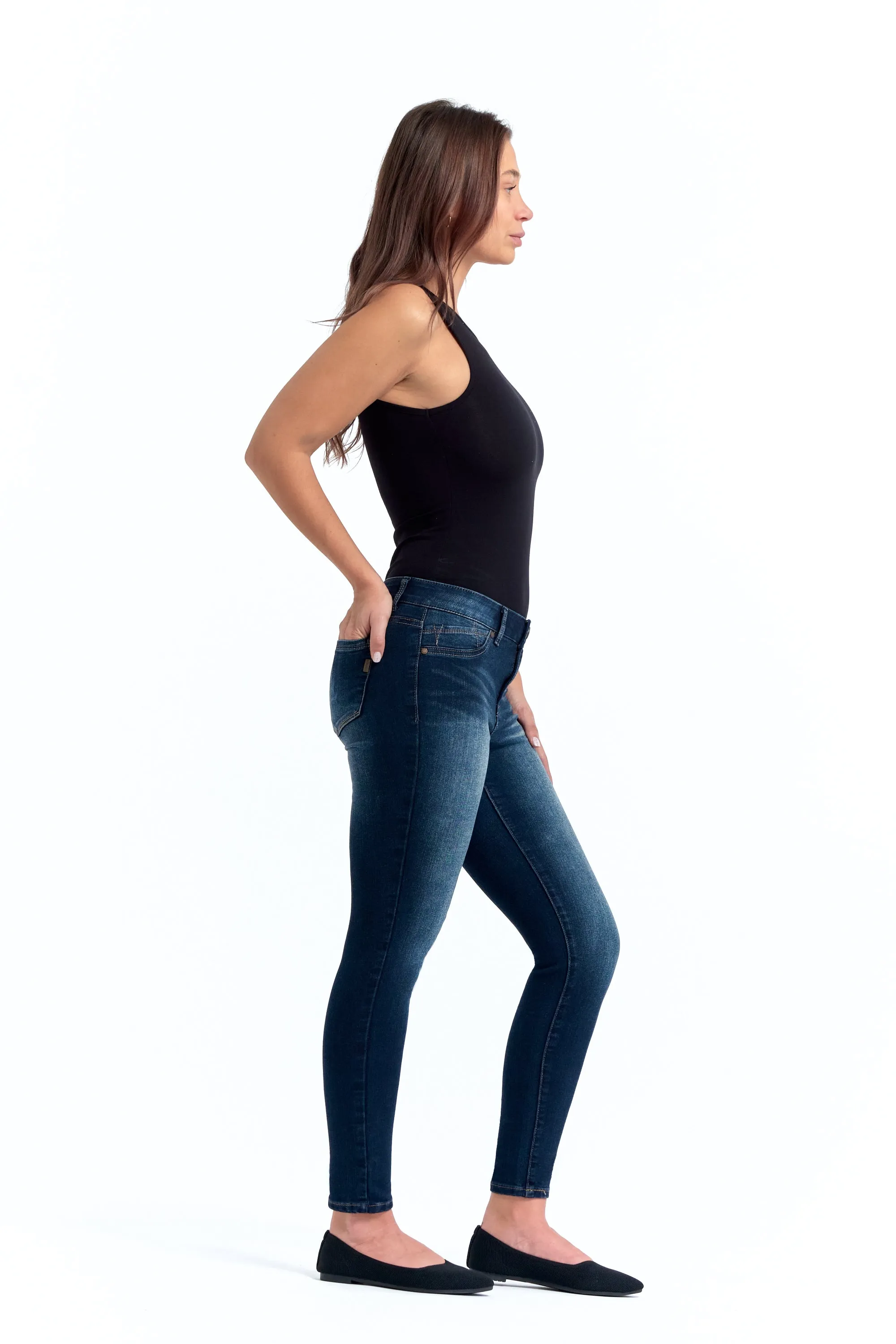 Tummy Control Ankle Skinny in Raquel