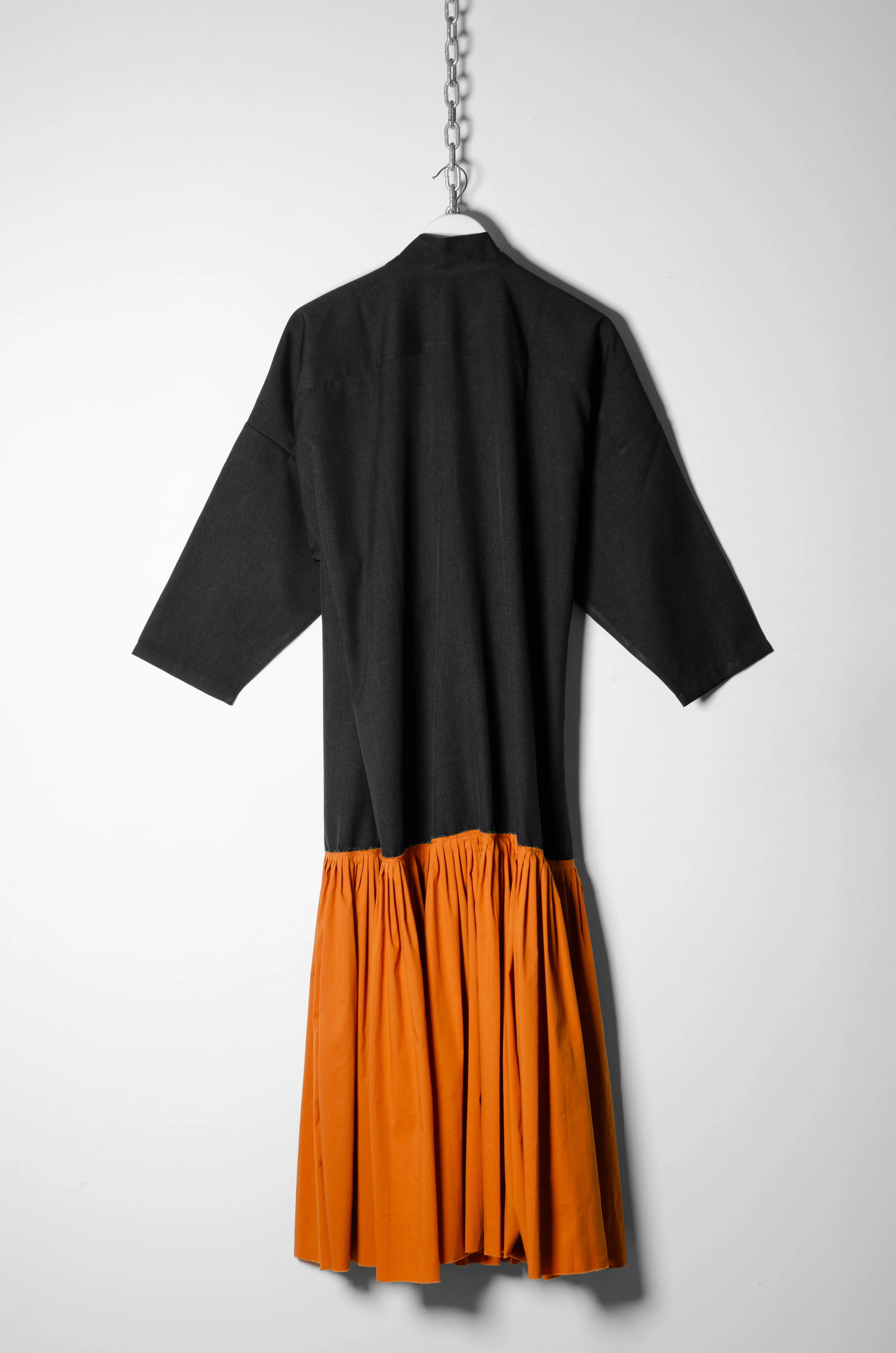 Two-Tone Wrap Effect Bisht