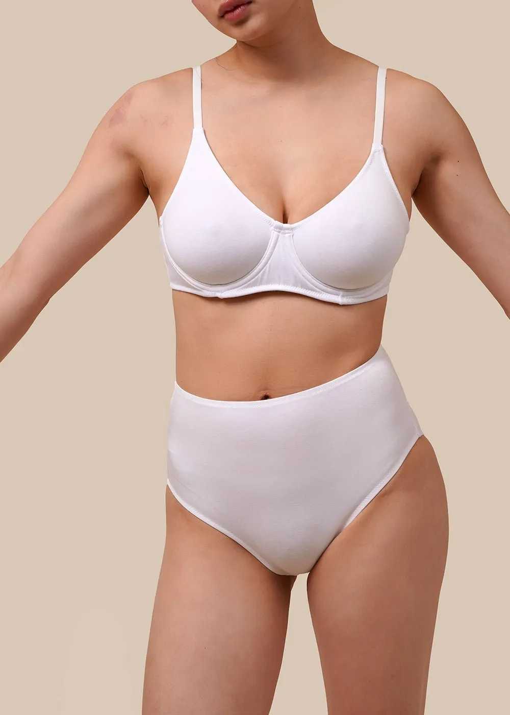 White Basics Underwire Bra