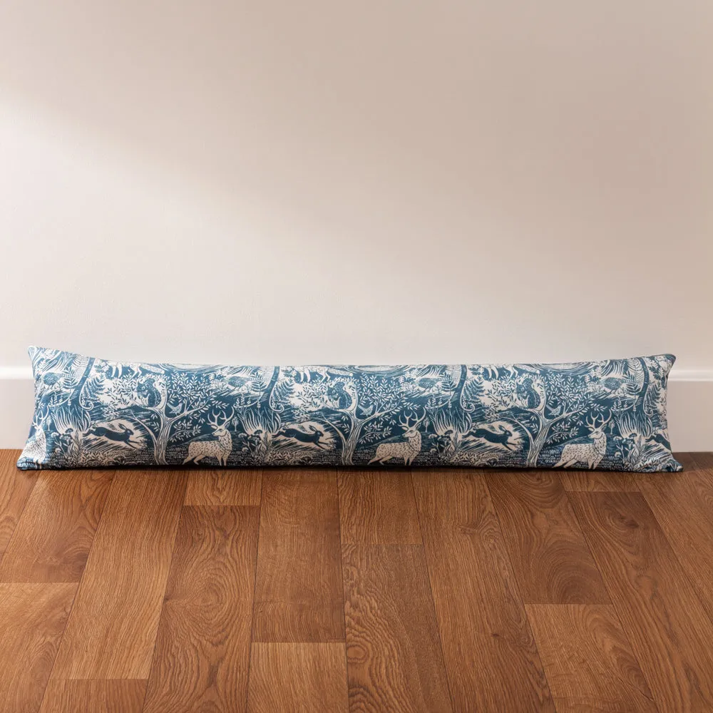 Winter Woods Draught Excluder Midnight