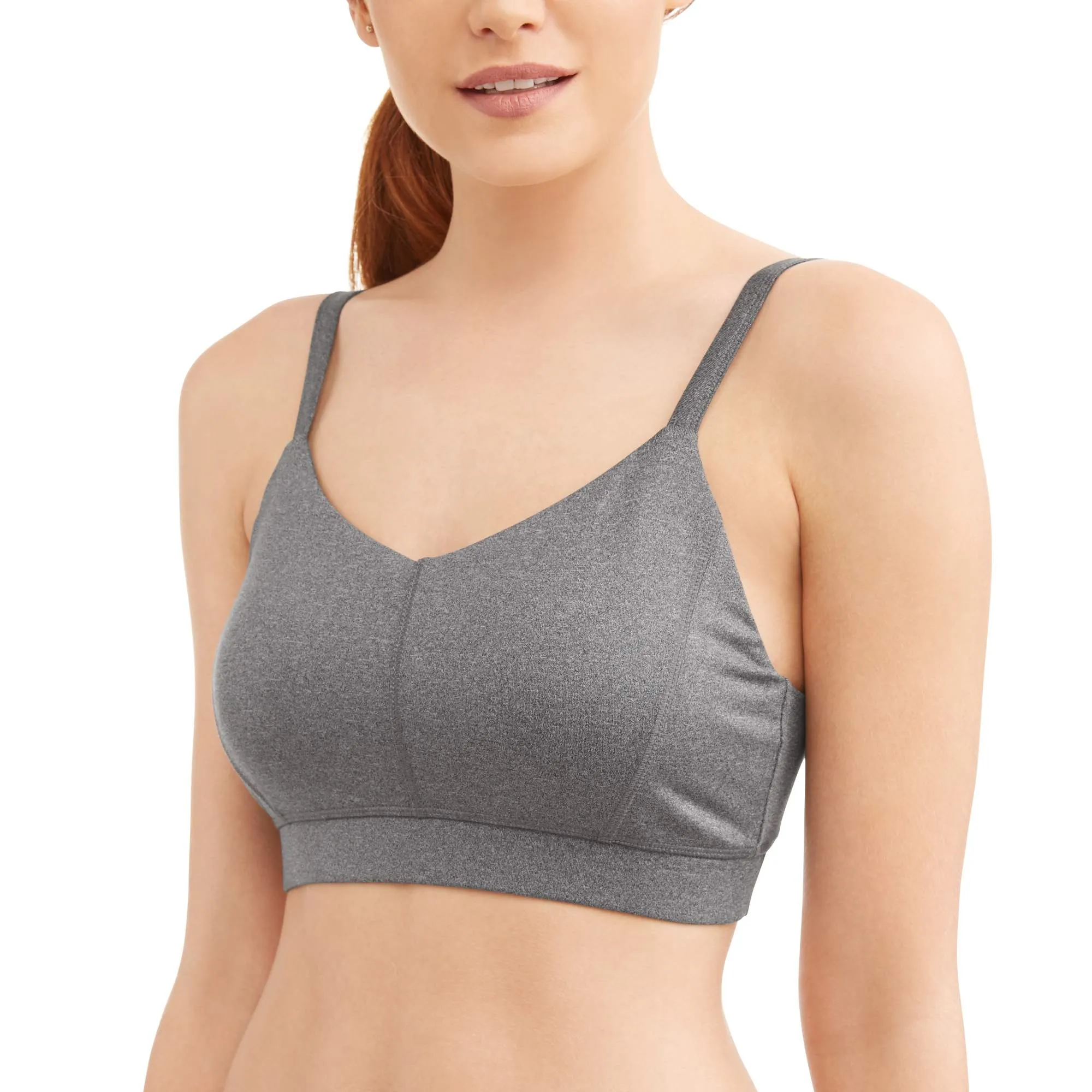 Women's Core Active Lattice Back Cami Sports Bra with Retractable Straps