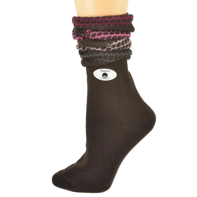 Women's Slouch or Knee High Organic Cotton Socks