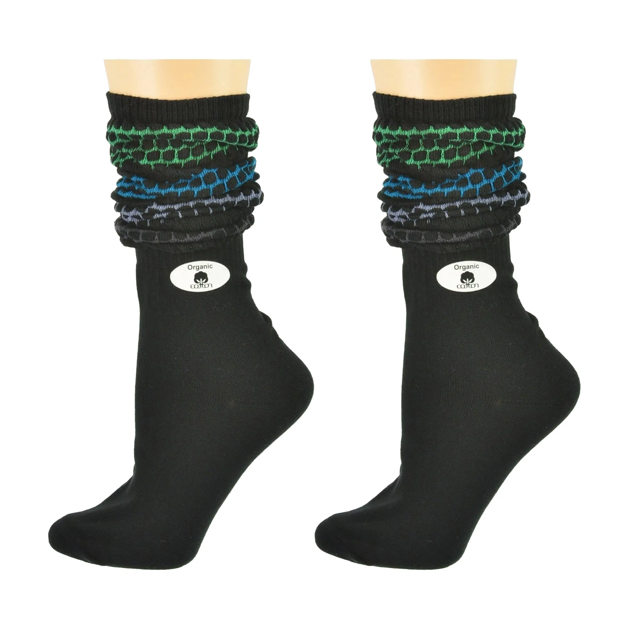 Women's Slouch or Knee High Organic Cotton Socks