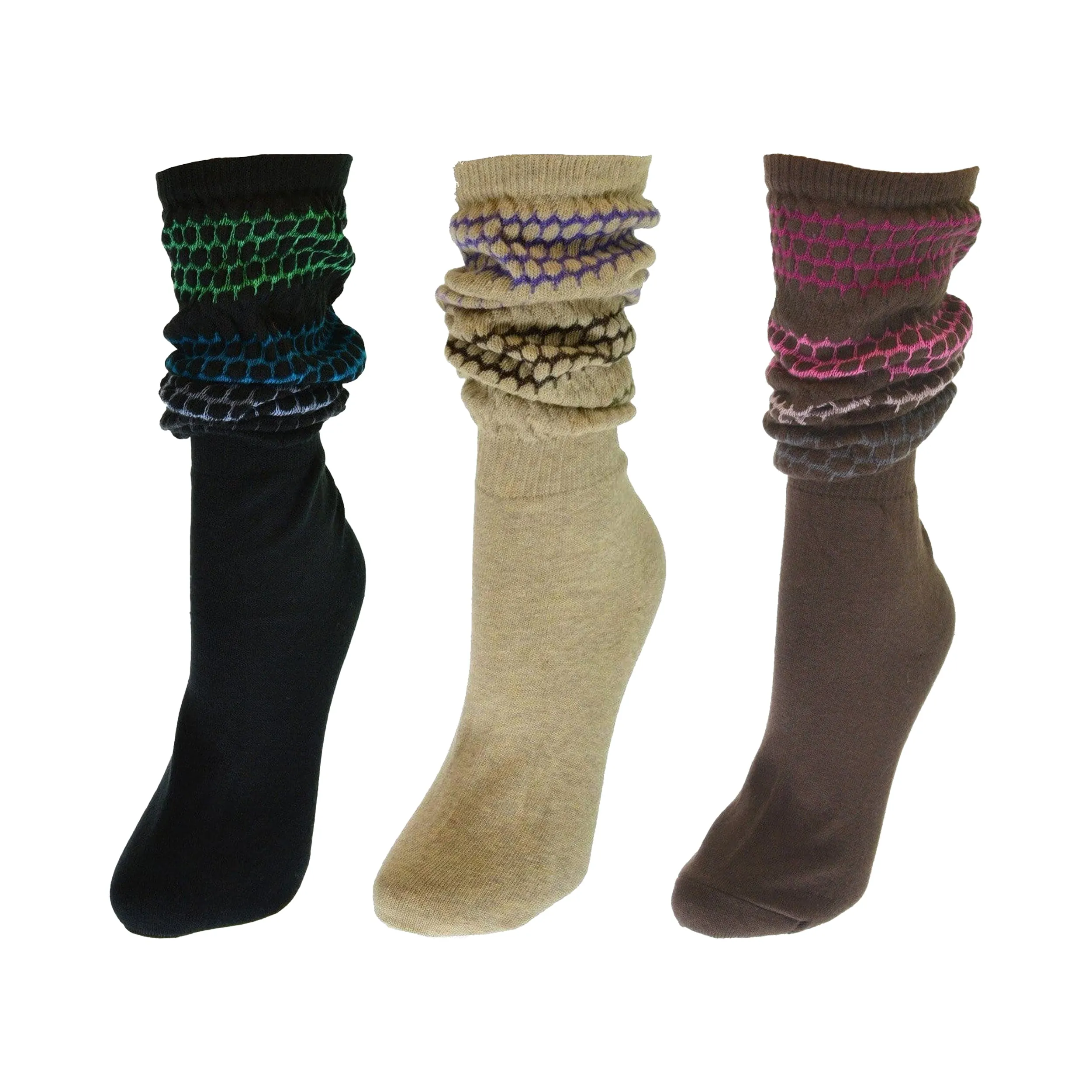 Women's Slouch or Knee High Organic Cotton Socks